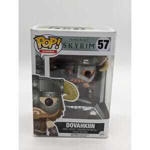 Funko Pop! Games Skyrim Dovahkiin Vinyl Figure #57 Damaged Box